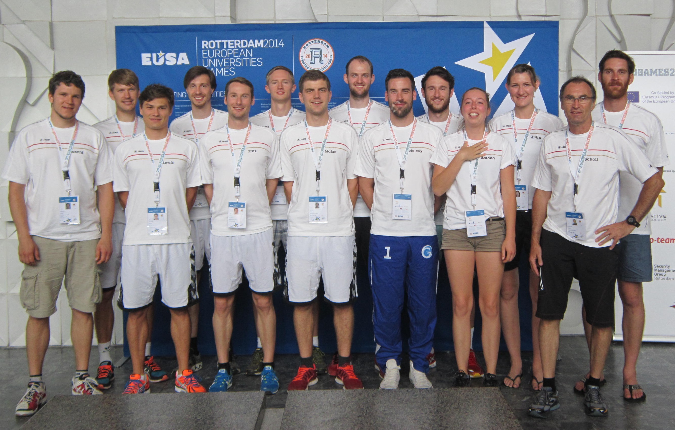 Raschi bei den European Universities Games 2014